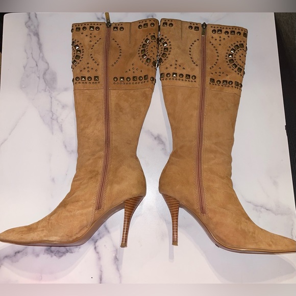 Colin Stuart studded suede boot - Picture 3 of 12